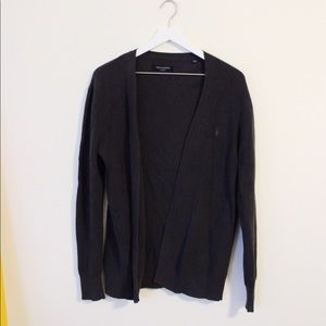 all saints waffle cardigan